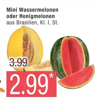 Marktkauf Mini wassermelonen oder honigmelonen Angebot