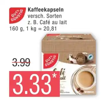 Marktkauf Gut&günstig kaffeekapseln Angebot