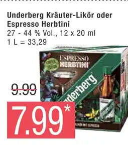 Marktkauf Underberg kräuter-likör oder espresso herbtini Angebot