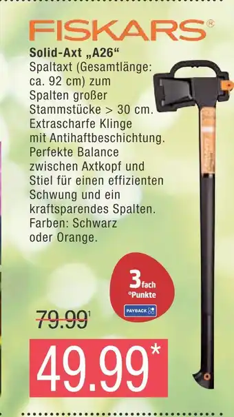 Marktkauf Fiskars solid-axt a26 Angebot