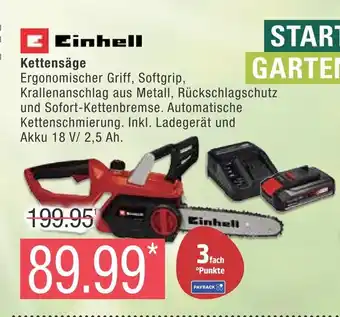 Marktkauf Einhell kettensäge Angebot