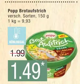 Marktkauf Popp brotaufstrich Angebot