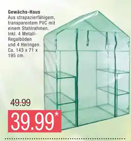 Marktkauf Gewächs-haus Angebot