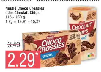 Marktkauf Nestlé choco crossies oder choclait chips Angebot