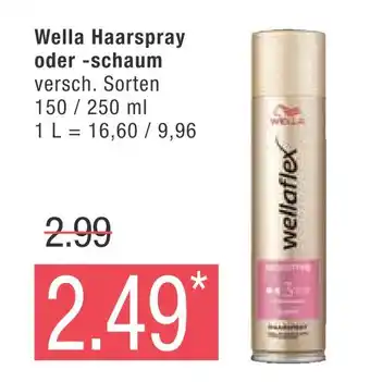 Marktkauf Wella haarspray oder -schaum Angebot