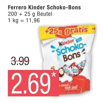 Marktkauf Ferrero kinder schoko-bons Angebot