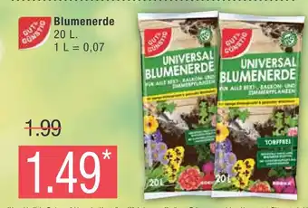 Marktkauf Gut&günstig universal blumenerde Angebot