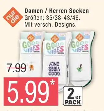 Marktkauf Nur die damen / herren socken Angebot