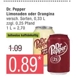 Marktkauf Dr. pepper limonaden oder orangina Angebot