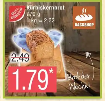 Marktkauf Backshop kürbiskernbrot Angebot