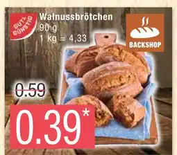 Marktkauf Backshop walnussbrötchen Angebot