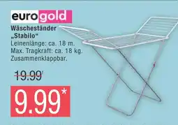 Marktkauf Eurogold wäscheständer stabilo Angebot