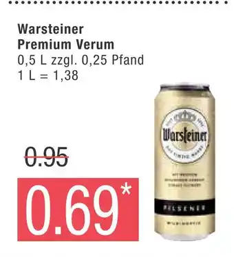 Marktkauf Warsteiner premium verum Angebot