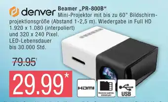 Marktkauf Denver beamer „pr-800b“ Angebot