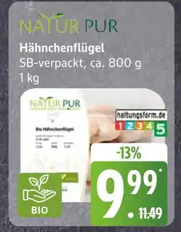 Edeka Natur pur hähnchenflügel Angebot