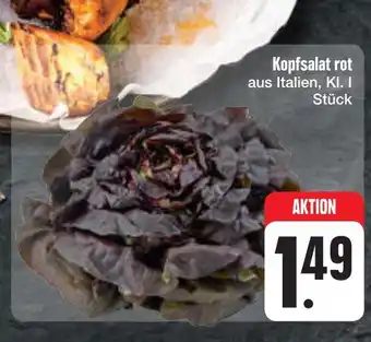 E-Center Kopfsalat rot Angebot