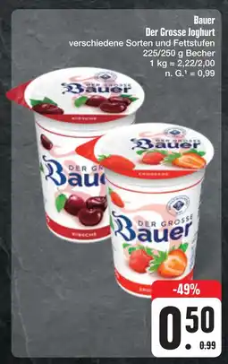 E-Center Bauer der grosse joghurt Angebot