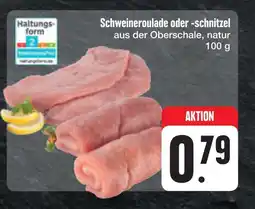 E-Center Schweineroulade oder -schnitzel Angebot