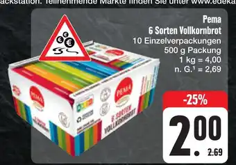 E-Center Pema 6 sorten vollkornbrot Angebot