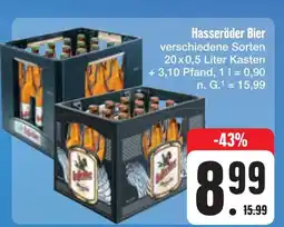 E-Center Hasseröder bier Angebot