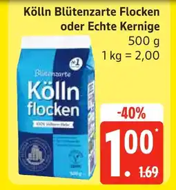 Edeka Kölln blütenzarte flocken oder echte kernige Angebot