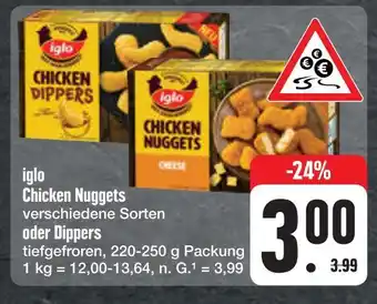 E-Center Iglo chicken nuggets Angebot