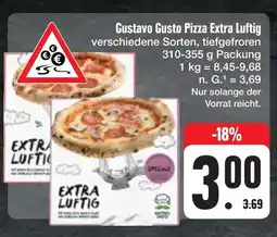 E-Center Gustavo gusto pizza extra luftig Angebot