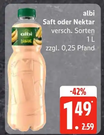 Edeka Albi saft oder nektar Angebot