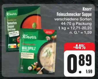 E-Center Knorr feinschmecker suppe Angebot