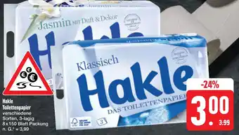 E-Center Hakle jasmin mit duft & dekor oder klassisch Angebot