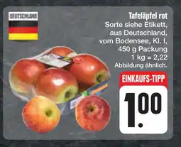 E-Center Deutschland tafeläpfel rot Angebot