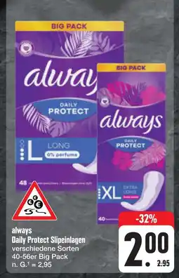 E-Center Always daily protect slipeinlagen Angebot