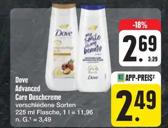 E-Center Dove advanced care duschcreme Angebot