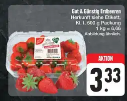 E-Center Gut & günstig erdbeeren Angebot