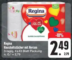 E-Center Regina haushaltstücher mit herzen Angebot