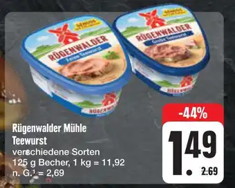 E-Center Rügenwalder mühle teewurst Angebot