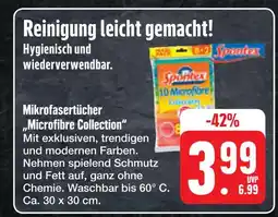 E-Center Spontex mikrofasertücher microfibre collection Angebot