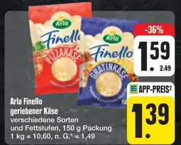 E-Center Arla finello geriebener käse Angebot