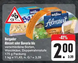 E-Center Bergader almzeit oder bavaria blu Angebot