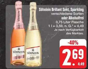 E-Center Söhnlein brillant sekt, sparkling oder alkoholfrei Angebot