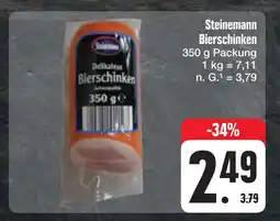 E-Center Steinemann bierschinken Angebot