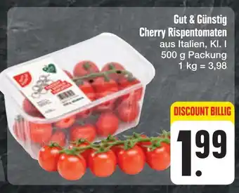 E-Center Gut & günstig cherry rispentomaten Angebot