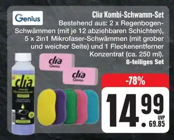 E-Center Genius clia kombi-schwamm-set Angebot