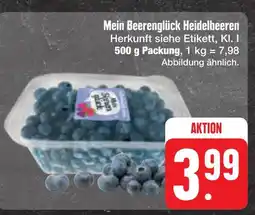 E-Center Mein beerenglück heidelbeeren Angebot