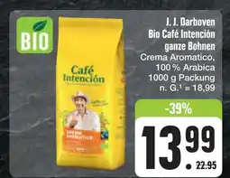 E-Center J. j. darboven bio café intención ganze bohnen Angebot