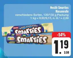 E-Center Nestlé smarties riesenrolle Angebot