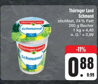 E-Center Thüringer land schmand Angebot