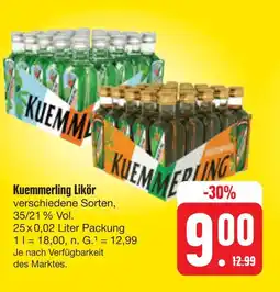 E-Center Kuemmerling likör Angebot