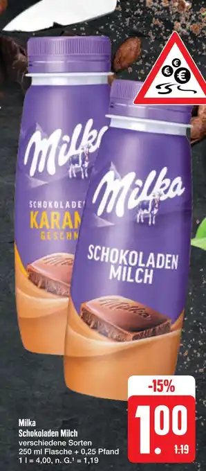 E-Center Milka schokoladen milch Angebot