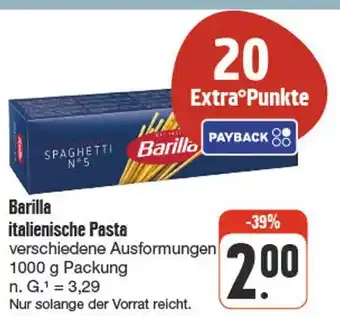 nah & gut Barilla italienische pasta Angebot